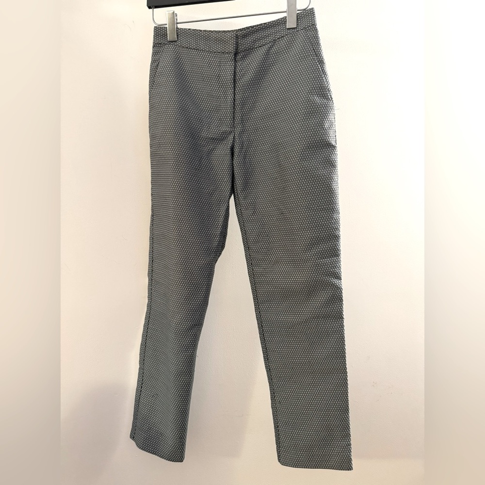 Opening Ceremony trousers with metallic thread weave, fully lined, size 2